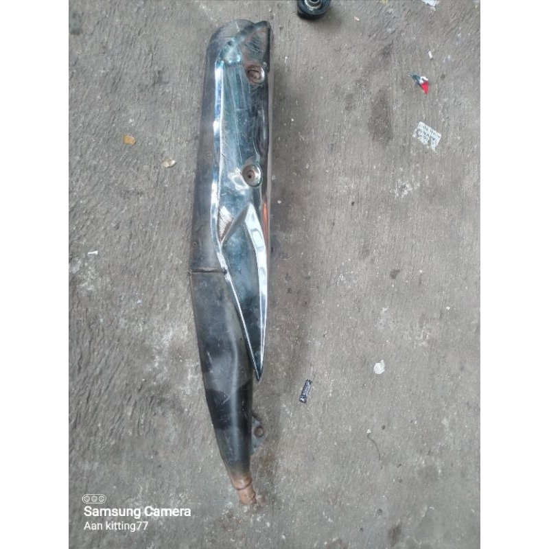 Knalpot slincer revo fit fi injeksi mirip supra x 125 fi subtitusi honda grand c70 pitung ori origin