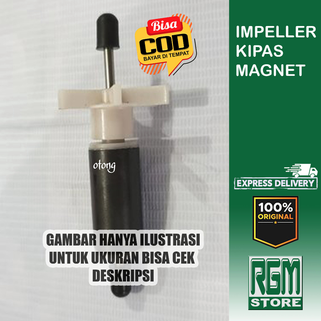 KIPAS IMPELLER MAGNET ROTOR MESIN POMPA CELUP SPAREPART AQUARIUM