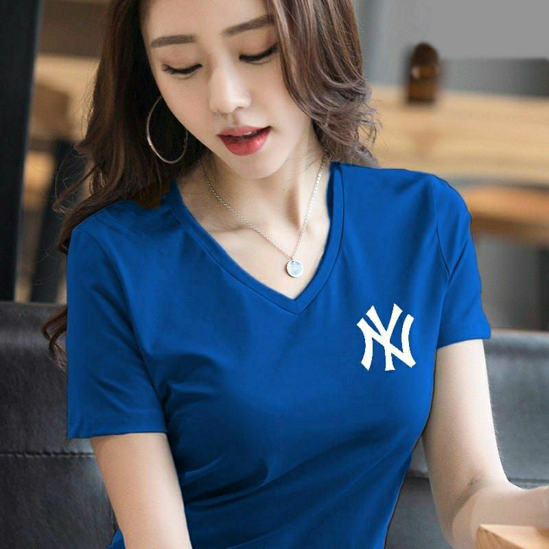 KAOS LOGO  WANITA BAHAN SOFF BANYAK PILIHAN WARNA