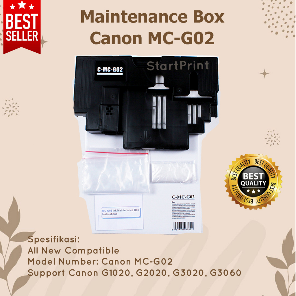 Maintenance Box Compatible Canon MC-G02 Tinta Canon G1020 G2020