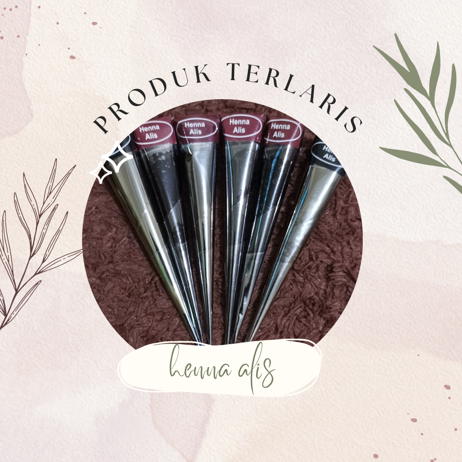 Henna Alis  Az - Zahra / Sulam Alis / Eyebow halal