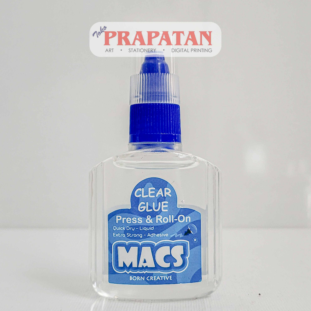 

Macs Clear Glue Press & Roll 50g | Lem Cair