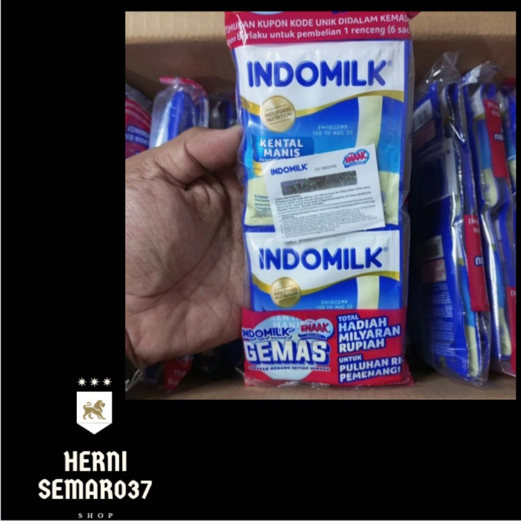 

susu kental indomilk rasa creamer 37 gram eceran