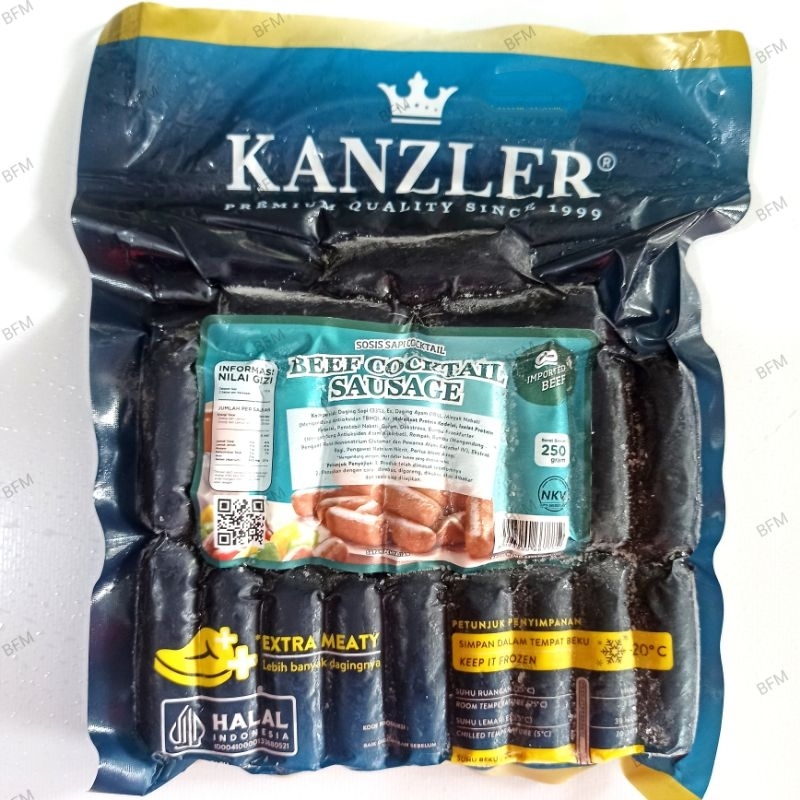 

Kanzler Sosis Sapi / Beef Cocktail 250 Gr