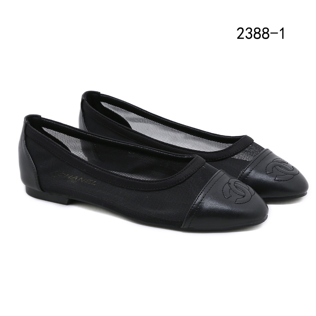 2388-1 CC-Logo  Ballet Flats Shoes  Quality : Semi Platinum