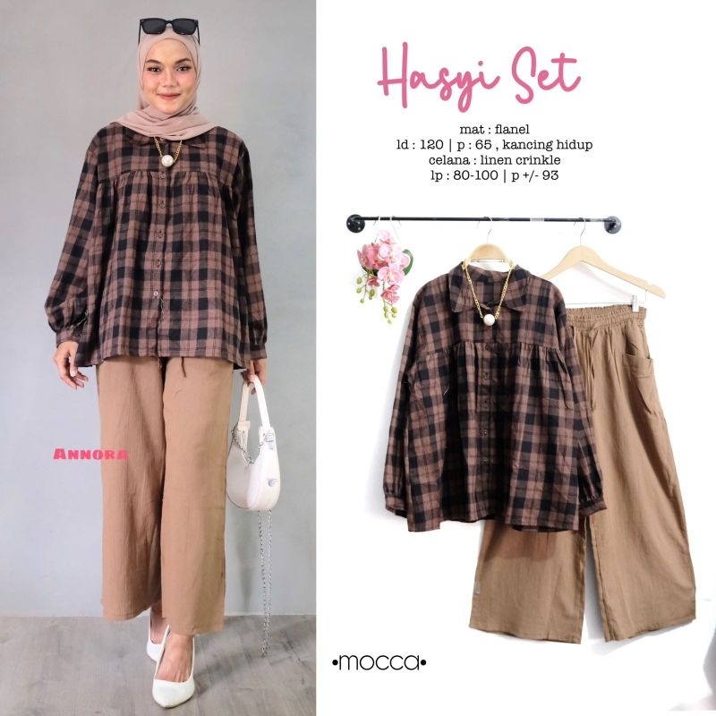 Setelan wanita hasyi by Annora