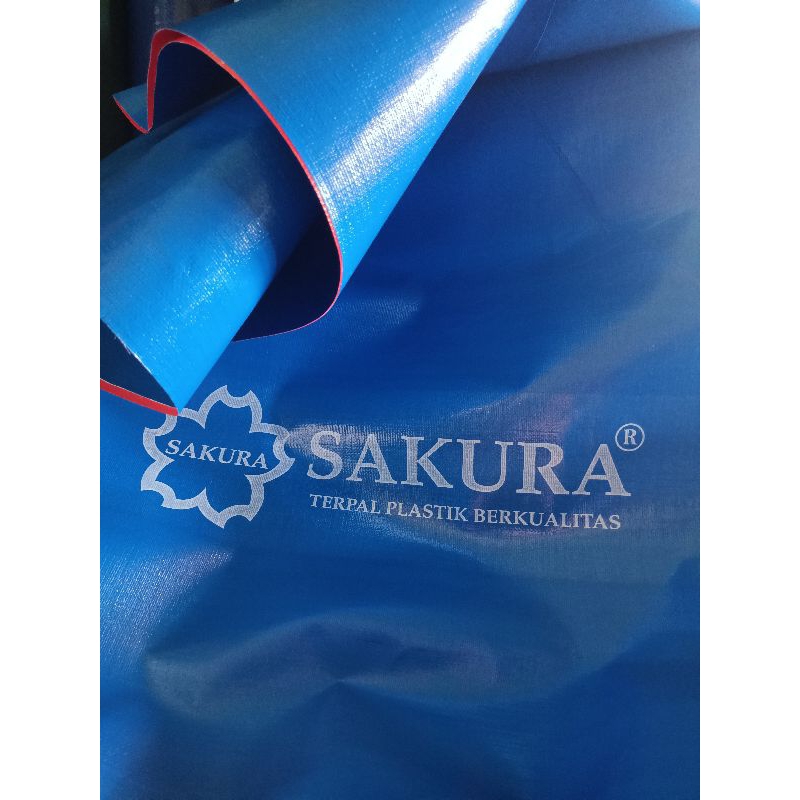 TERPAL A12 SAKURA UKURAN 5x6 / 5x7 / 5x8 bisa rques ukuran