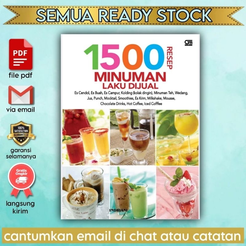 

[Indonesia] 1500 Resep Minuman Laku Dijual