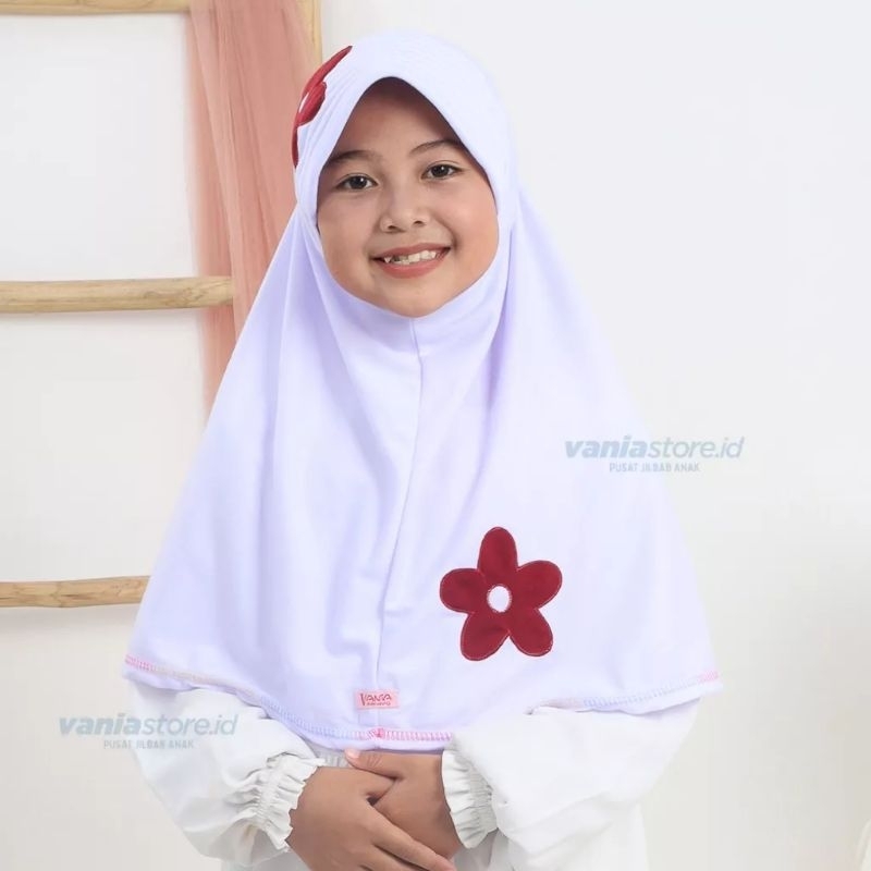 Jilbab SD/ Jilbab Vania/ Jilbab anak SD Putih