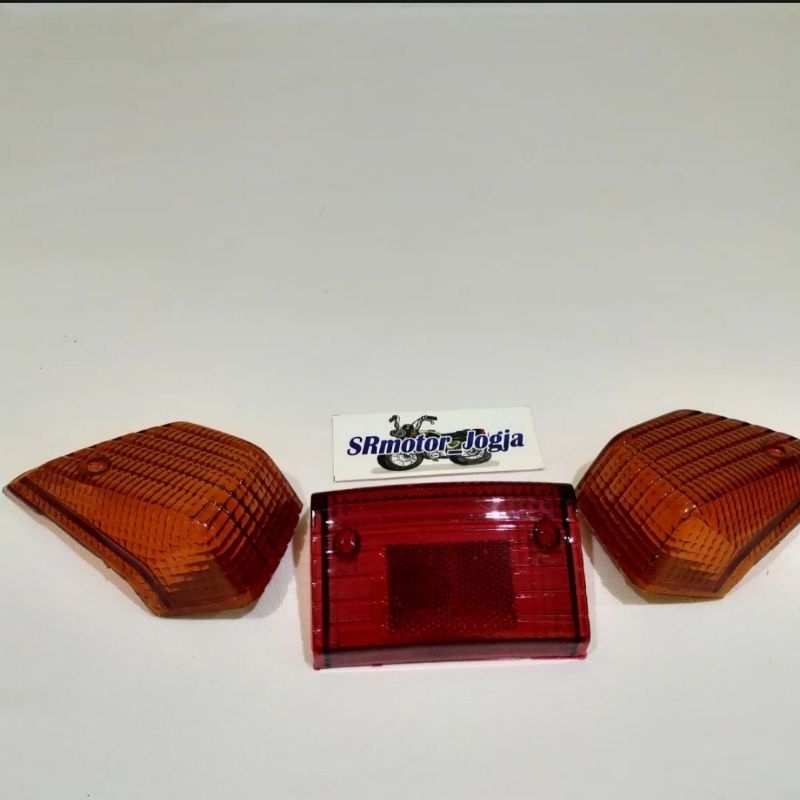 KACA MIKA LAMPU BELAKANG STOPLAMP STOP LAMP DAN SEIN SEN SEEN RETENG BELAKANG SUZUKI RC RC80 RC100 M