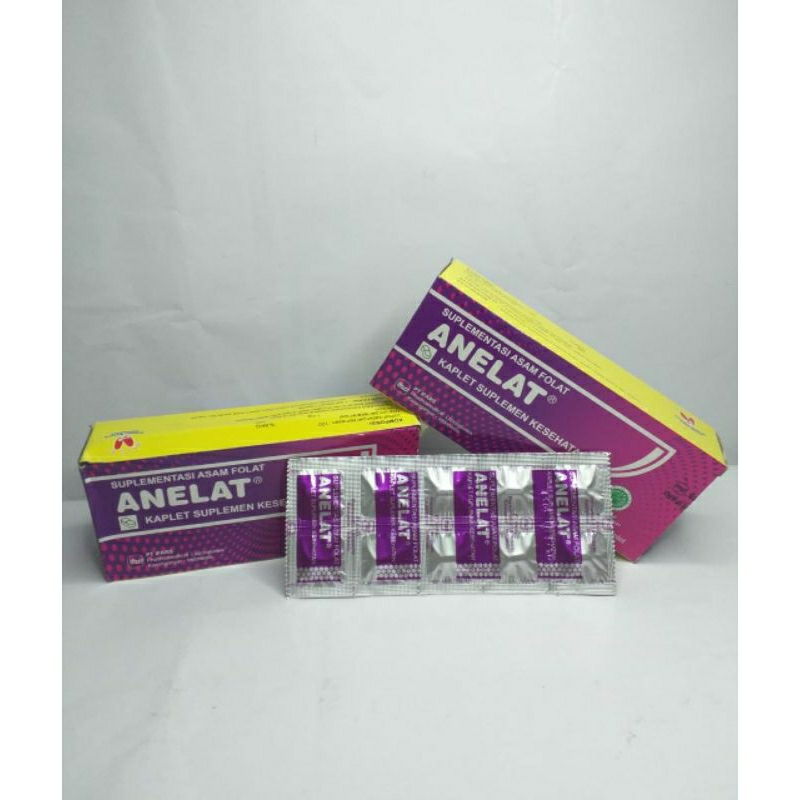 Anelat-Asam Folat 100's/Box