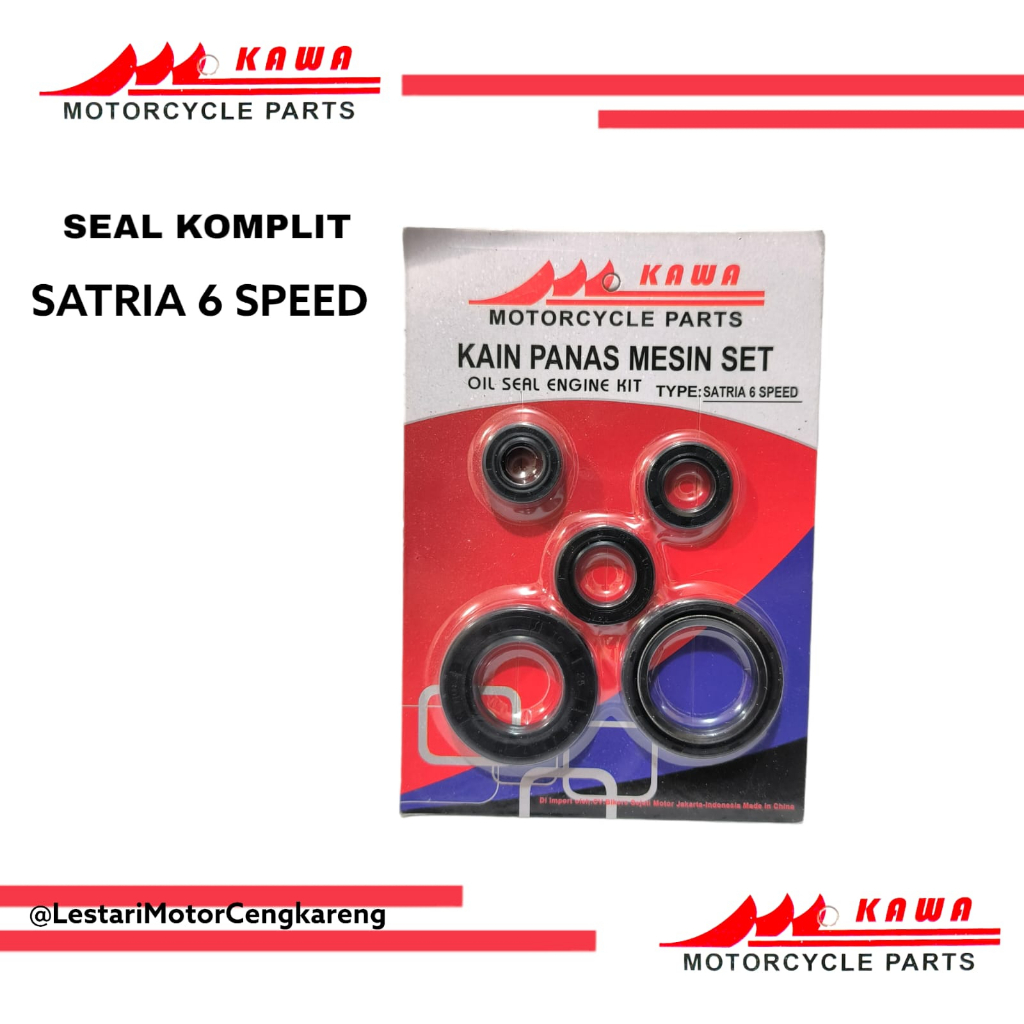 SIL OLI SEAL KIT SET KOMPLIT RC80 RC100 CRYSTAL SATRIA 2TAK 6SP KAWA