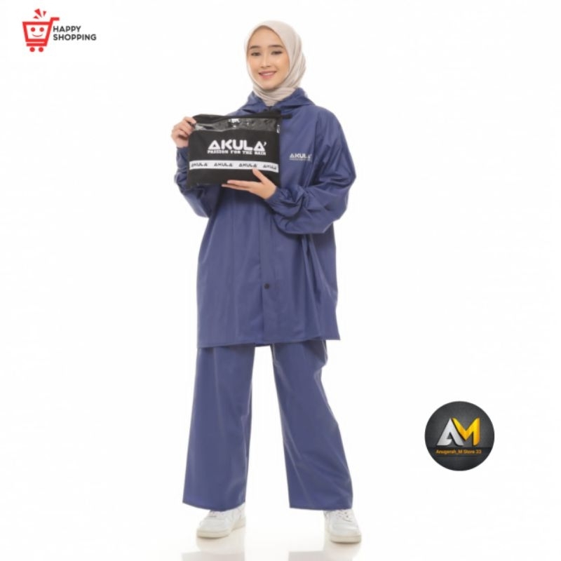 JAS HUJAN RAINCOAT, ANTI REMBES Pria Wanita BY AKULA ORIGINAL THE BEST QUALITY