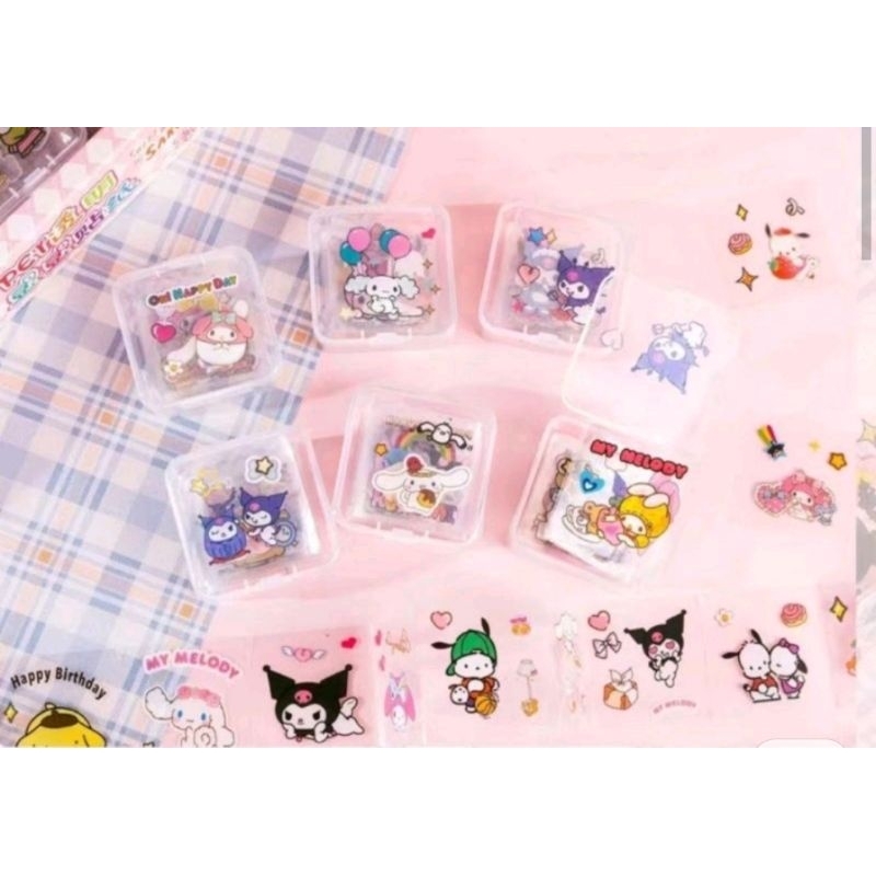 Paket Usaha Per pak 30pc Sticker Momo Kuromi Cup Mika