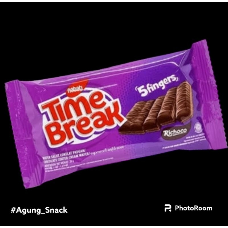 

Nabati | Time Break 5Fingers Richoco ( 1 Pack | 20 Bungkus ) @ 17gram