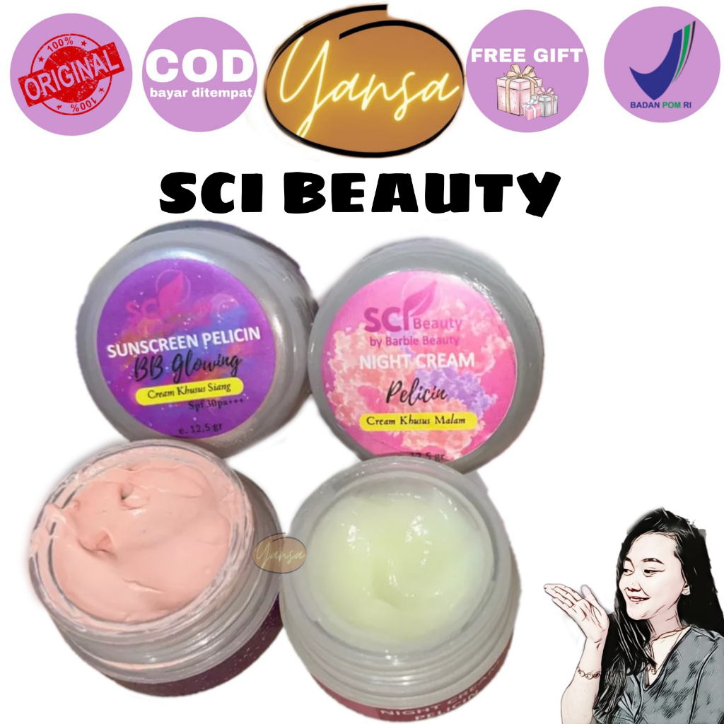 SALEP PELICIN  WAJAH DAN SUNSCREEN  BY SCI BERBIE BEAUTY