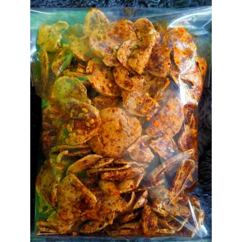 Keripik Basreng 100 grm Bumbu Basah Daun jeruk