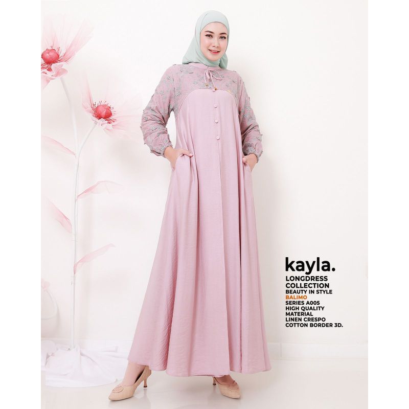 Gamis Dress  Wanita Kayla Dress by Balimo