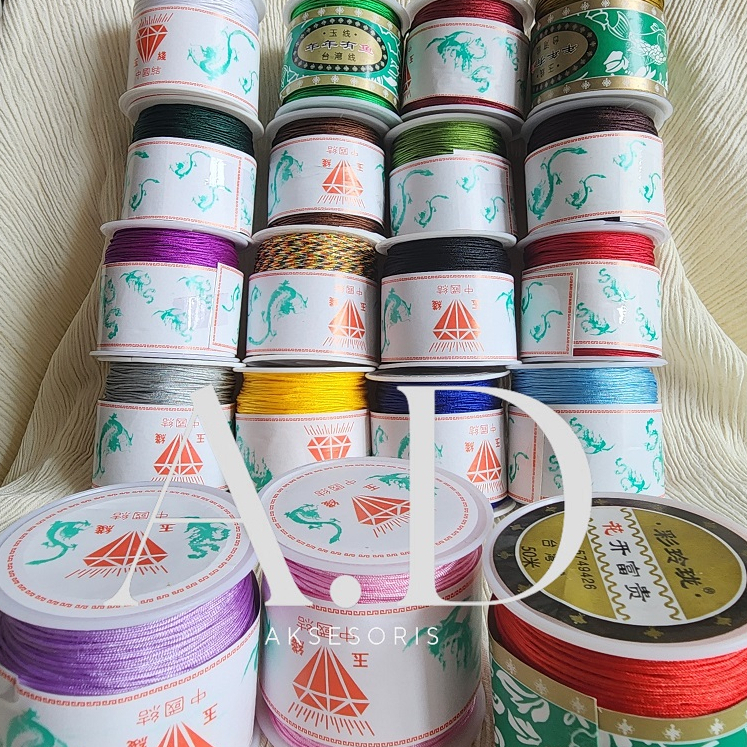 Bahan Benang Gelang Kalung Tali Shambala Giok Cina Nilon GROSIR