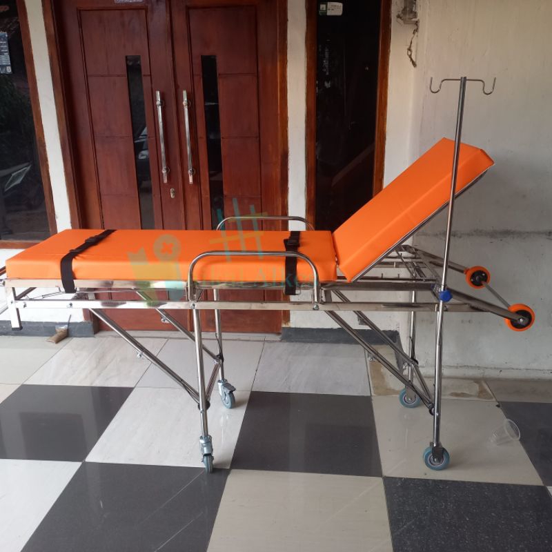 Brangkar Ambulance | Strecher Tandu Dorong Ambulance | Strecher Emergency