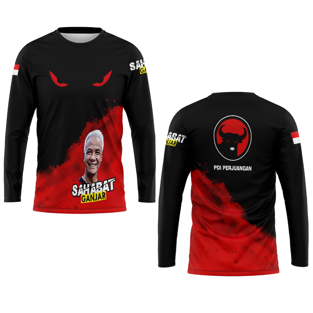 baju kaos pria ganjar pranowo sahabat ganjar capress 2024