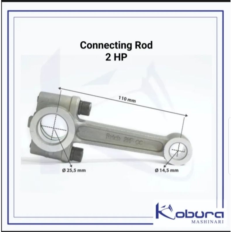 Conrod 2hp kompresor STANG SEHER KOMPRESOR 2 HP