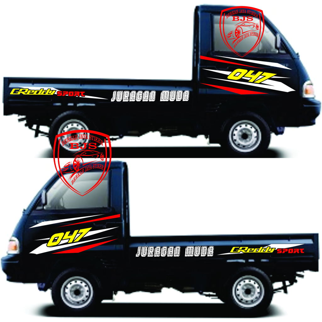 Stiker mobil pick up carry futura pick up grandmax terbaru promo stiker cutting kerenn