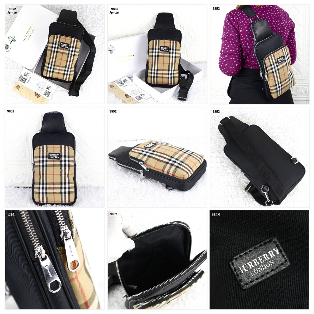 TAS PUNGGUNG B AVENUE MACASSAR SLING BAG  9852 (FREE BOX)