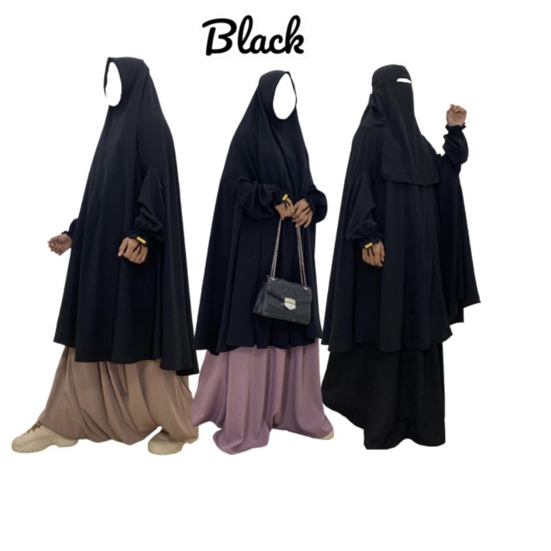HOT Khimar Tangan Set Khimar Tangan Set Sirwal Akhwat Khimar Lengan