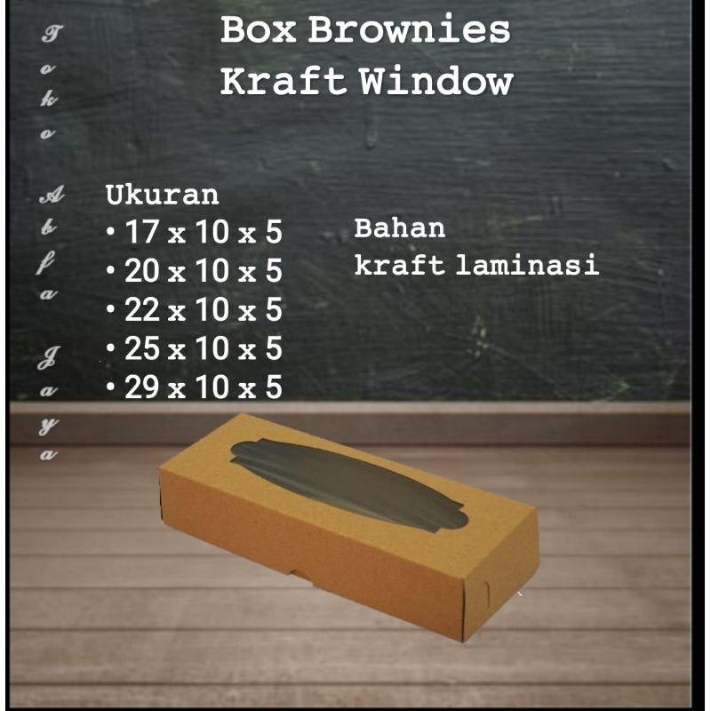 

Box murah. Box kraft laminasi food grade kaku, cocok untuk kue, sovenir, packaging dll