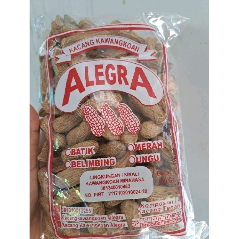 

Jual Kacang Sangrai Kawangkoan Alegra Batik 400 gram