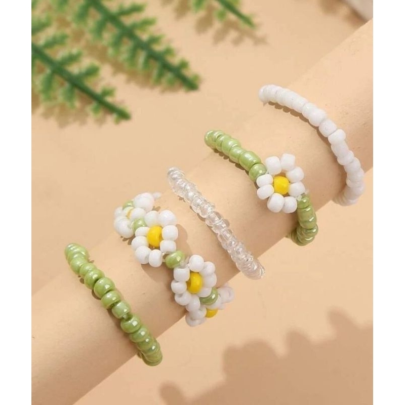 Beads Ring / Korean Ring KPOP / Ring Inspired Idol / Custom Ring