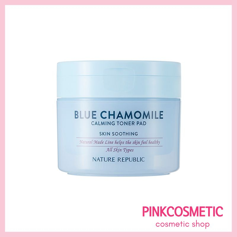 Nature Republic Natural Made Blue Chamomile Calming | Blue Chamomile Toner Pad
