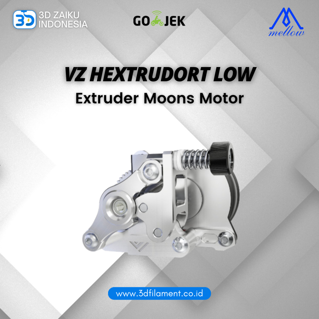 Original Mellow CNC All Metal VZ Hextrudort Low Extruder Moons Motor