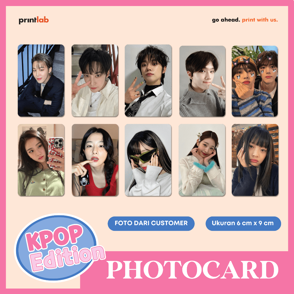Photocard custom - Photocard KPOP TERMURAH