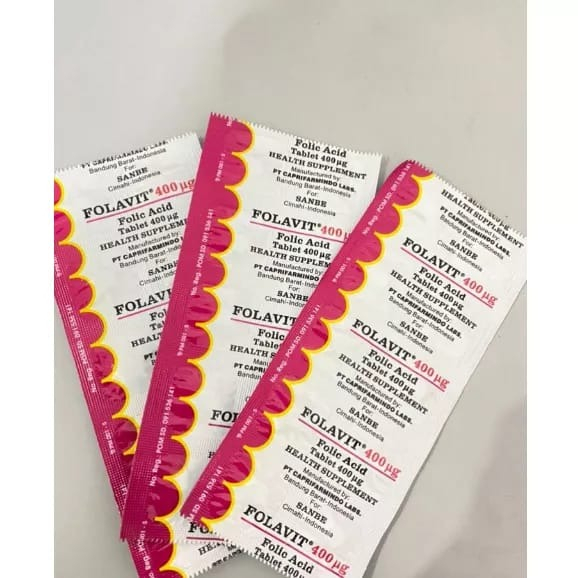 FOLAVIT 400 MCG 10 TAB #VITAMIN PROMIL