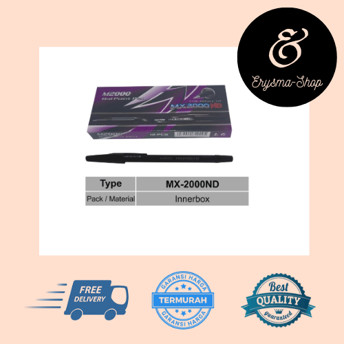 

ERYSMA-SHOP | BULPOIN - PEN - PULPEN MX2000ND HITAM