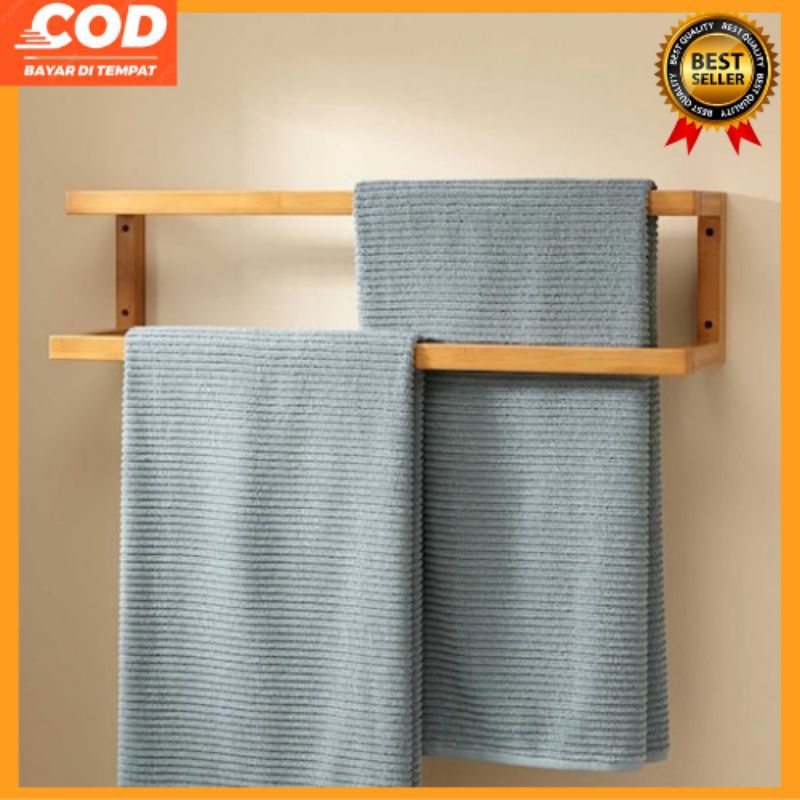 Rak Handuk Gantung Simple Minimalis/Towel rak