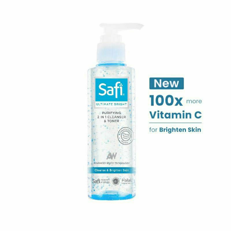 Safi Ultimate Bright Purifying 2in1 Cleanser &amp; Toner