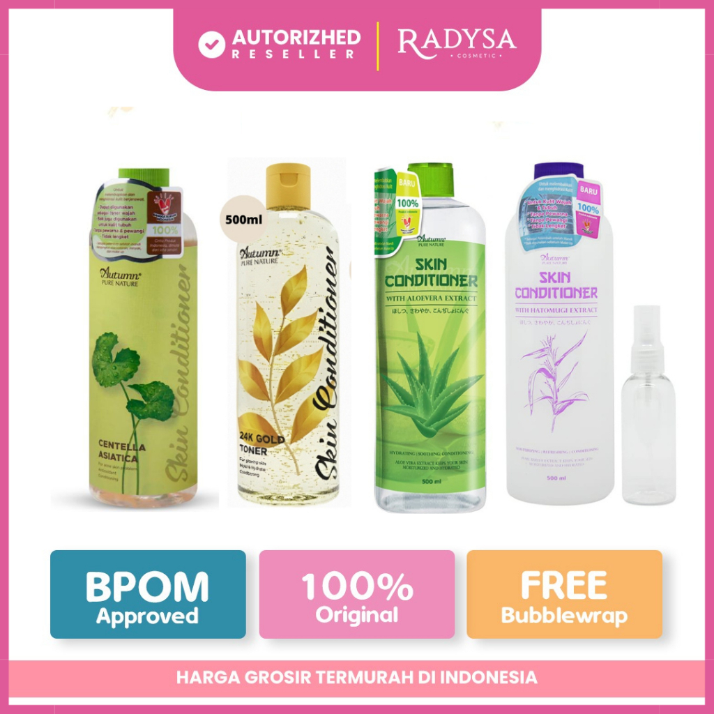 ⭐️ Jendela Kosmetik ⭐️ ( Free botol spray ) Autumn Skin Conditioner Hatomugi ( ASC ) / Autumn Toner All Varian 500ml