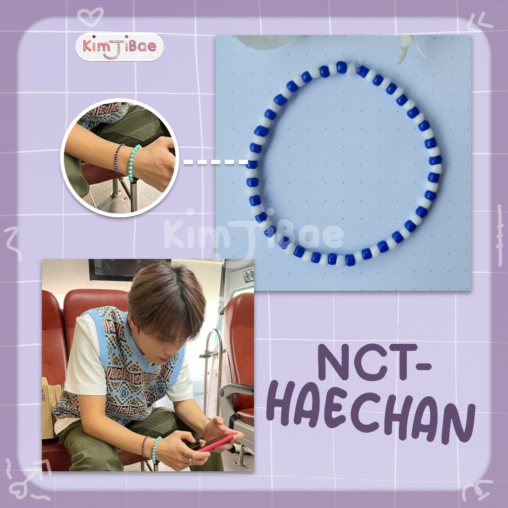Gelang NCT Haechan, Beads Bracelet Kpop