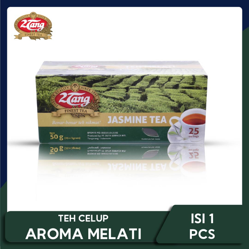 

2Tang Jasmine Tea Reguler 50gr [1Box @25 kantong/ 2 gr]