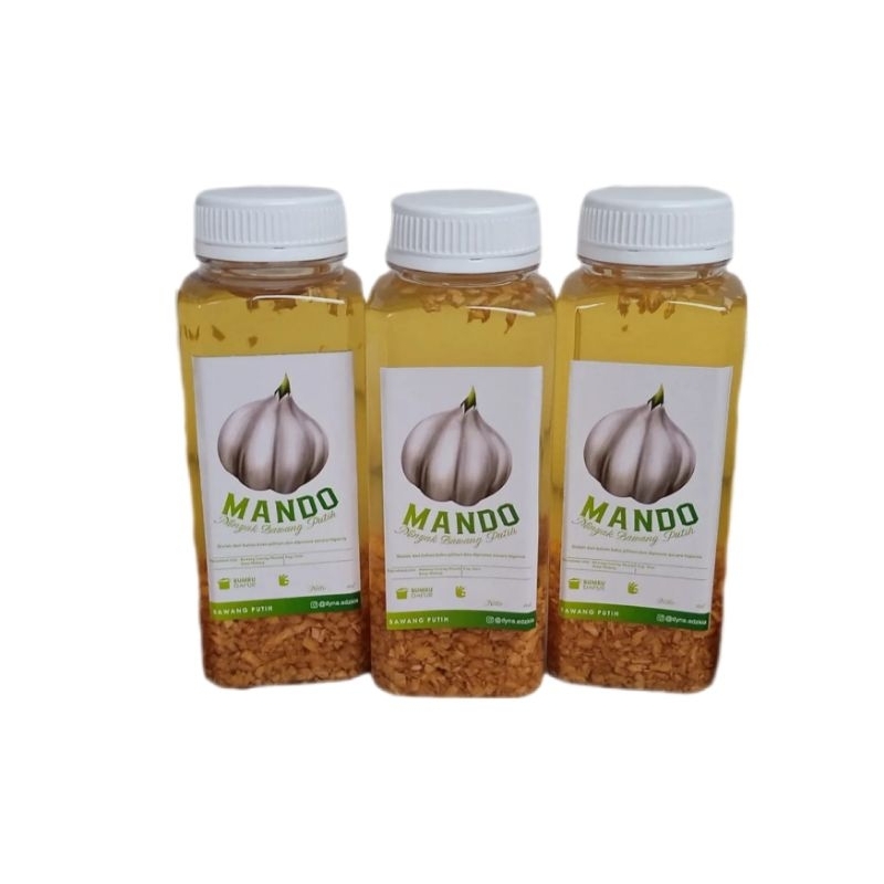 

Mando Minyak Bawang Putih Kating Goreng 250 ml