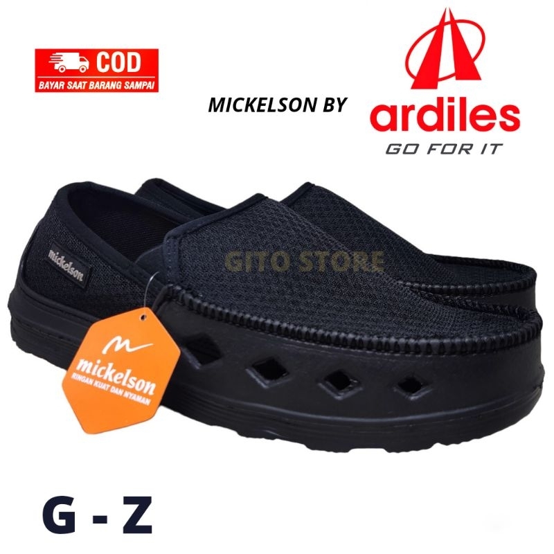 Ardiles sepatu kasual pria slip on  original ardiles/sepatu karet pria anti air