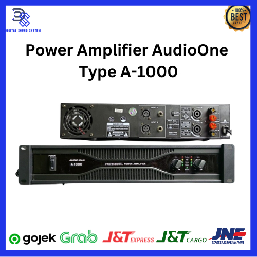 Power Amplifier AudioOne Type A-1000 ORIGINAL 100% - digital sound system - dss