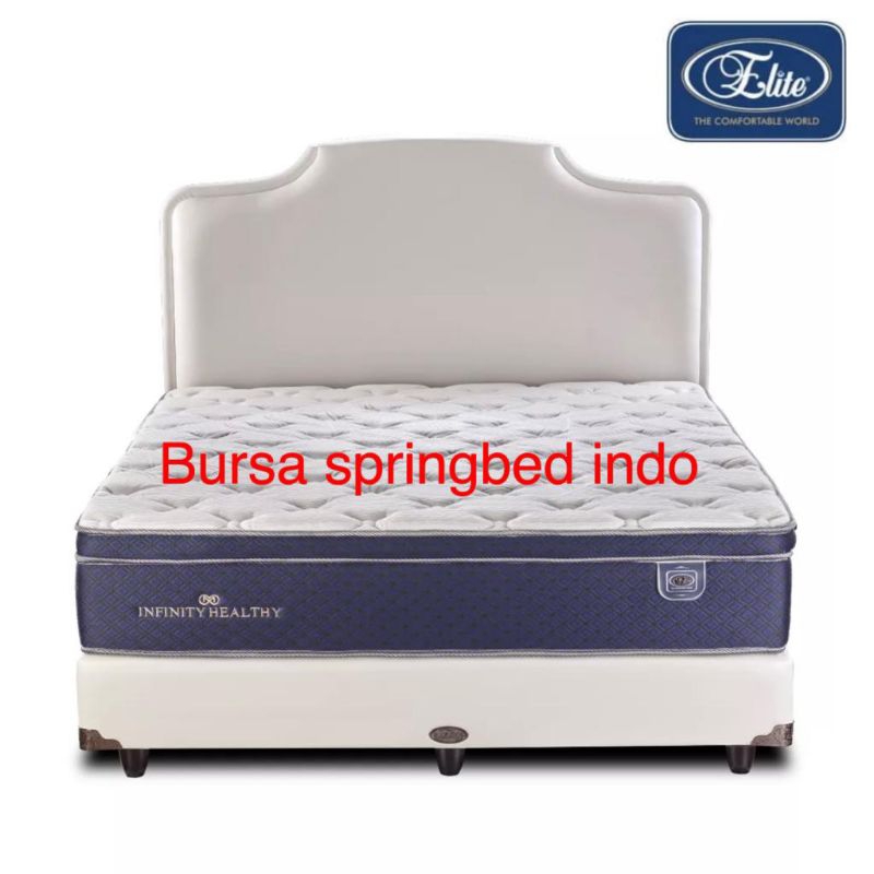 elite infinity healthy 120 x 200 kasur spring bed full set