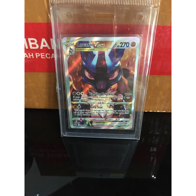 Kartu Pokemon Lucario VStar