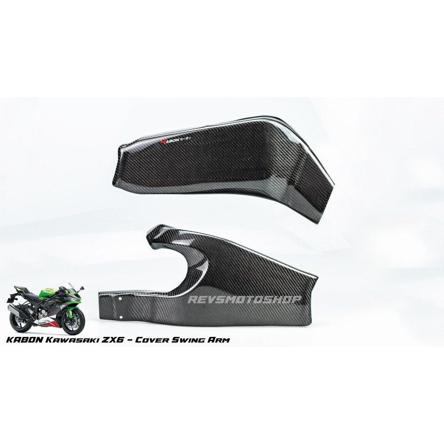 KABON KAWASAKI ZX6R ZX636 COVER SWING ARM