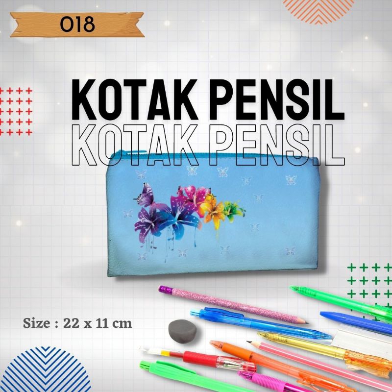 

Tempat Pensil, Kotak Pensil 018 gambar Bunga Kupu-kupu Serbaguna Murah Dan Kualitas Terjamin.