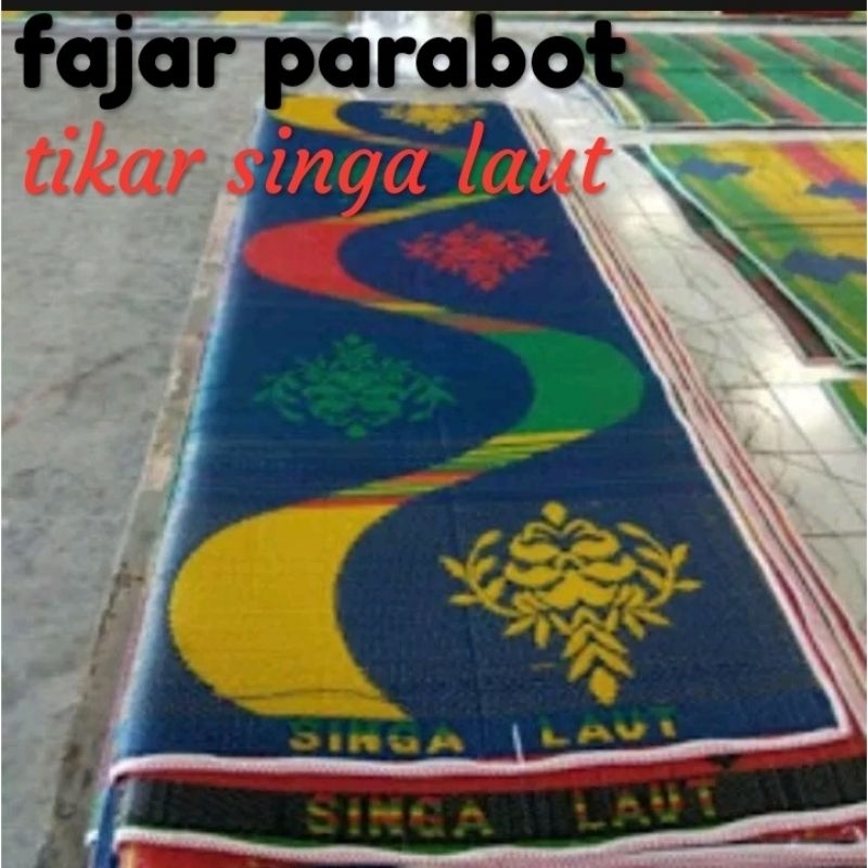 TIKAR PLASTIK SAMAK LIPAT KLOSO DOBEL UKURAN  2x4 MURAH